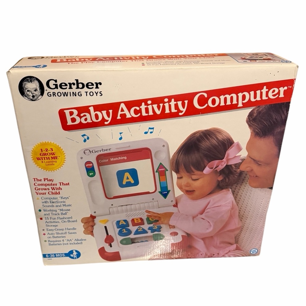 Gerber Baby Activity Computer Laptop Learning Center
Development Toy‎ Biz - NEW!
